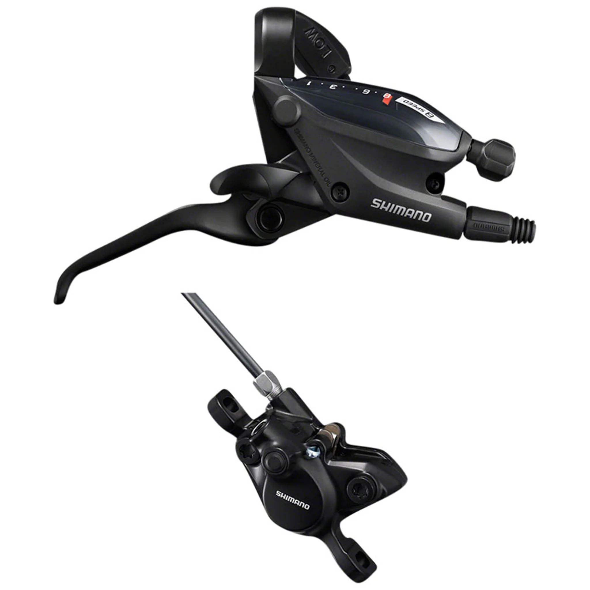 ST-EF505 Shift/Brake Lever with BR-MT200 Hydraulic Brake Caliper