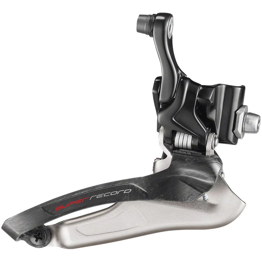 Super Record 12s Front Derailleur, 12-Speed, Braze-on, Carbon