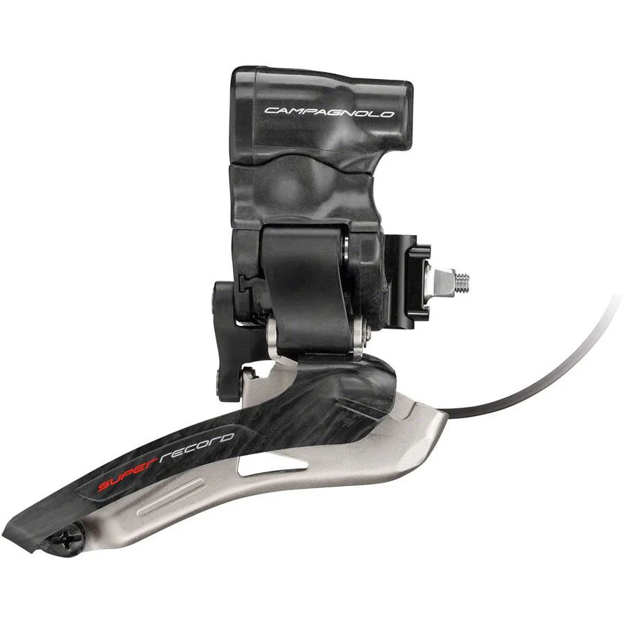 Super Record EPS 12s Front Derailleur, 12-Speed, Braze-on, Carbon