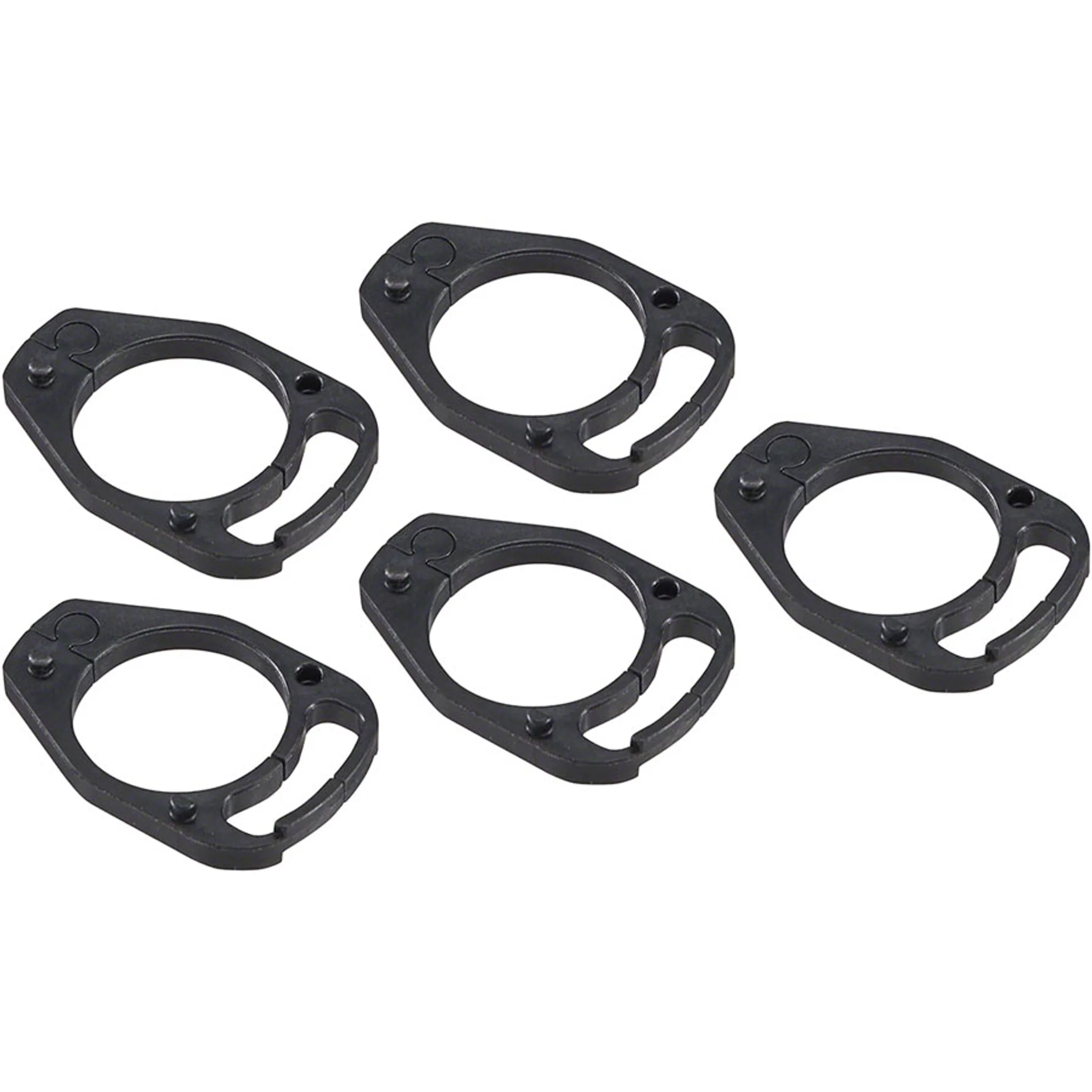 Switch Headset Stack Spacers - Switch System Compatibility Only, 5mm, 5 Pack, Black