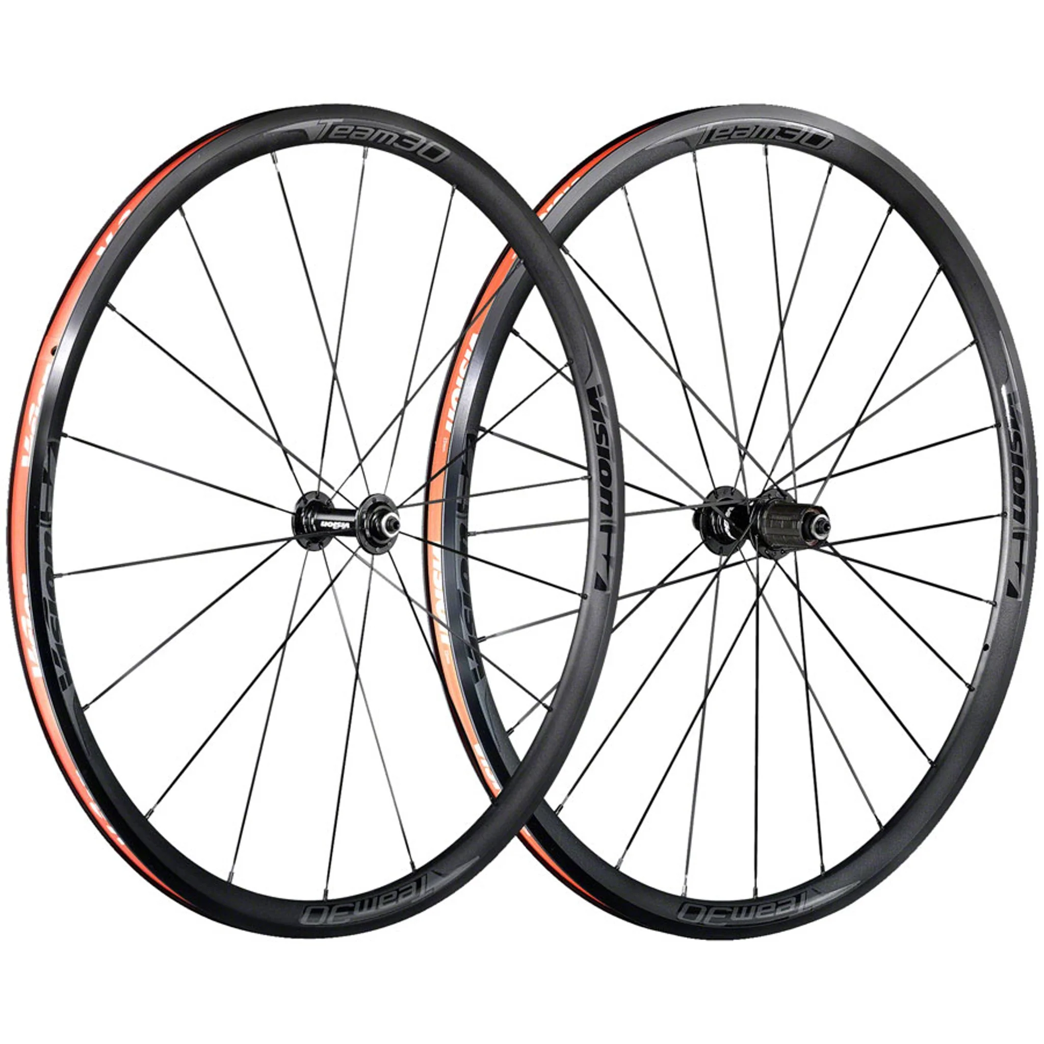 Team 30 Comp TL Wheelset - 700C, QR x 100/130mm, Rim Brake, HG 11, Black