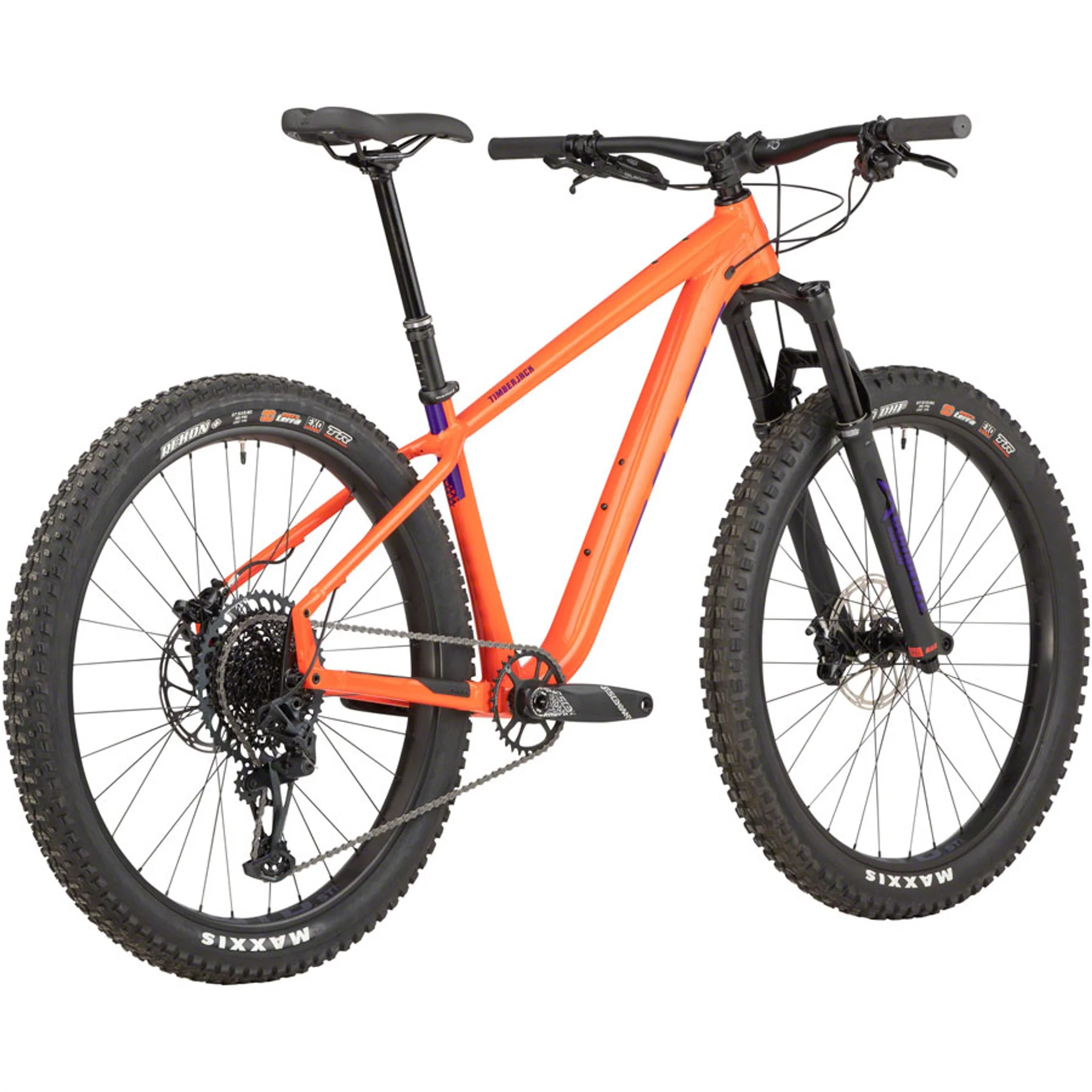 Timberjack GX Eagle 27.5+ Bike - Red Orange - Image 3