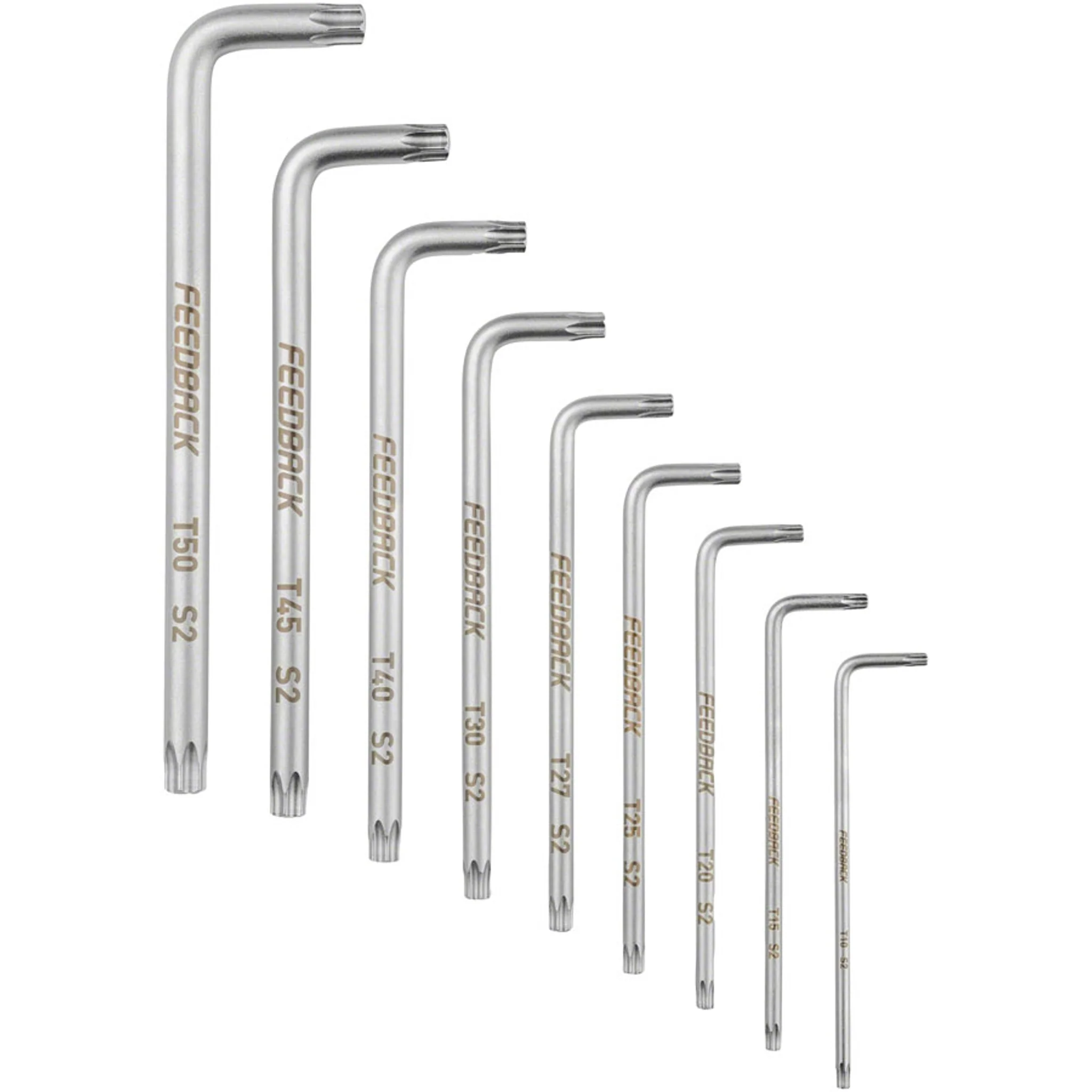 Feedback Sports Torx Wrench Set - 1.5-10mm, 9 Piece - Image 2