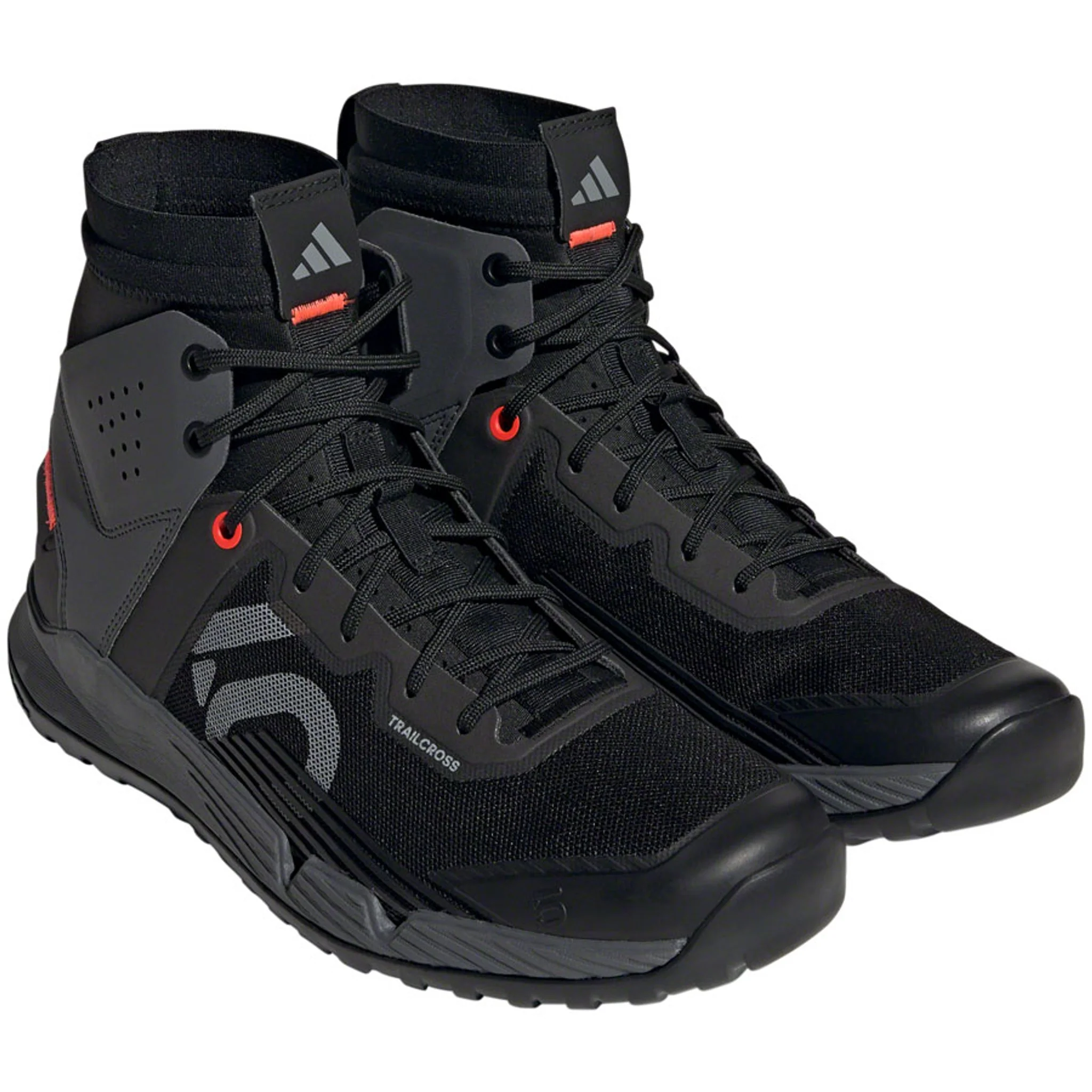 Trailcross Mid Pro Flat Shoes - Men's, Core Black / Grey Two / Solar Red