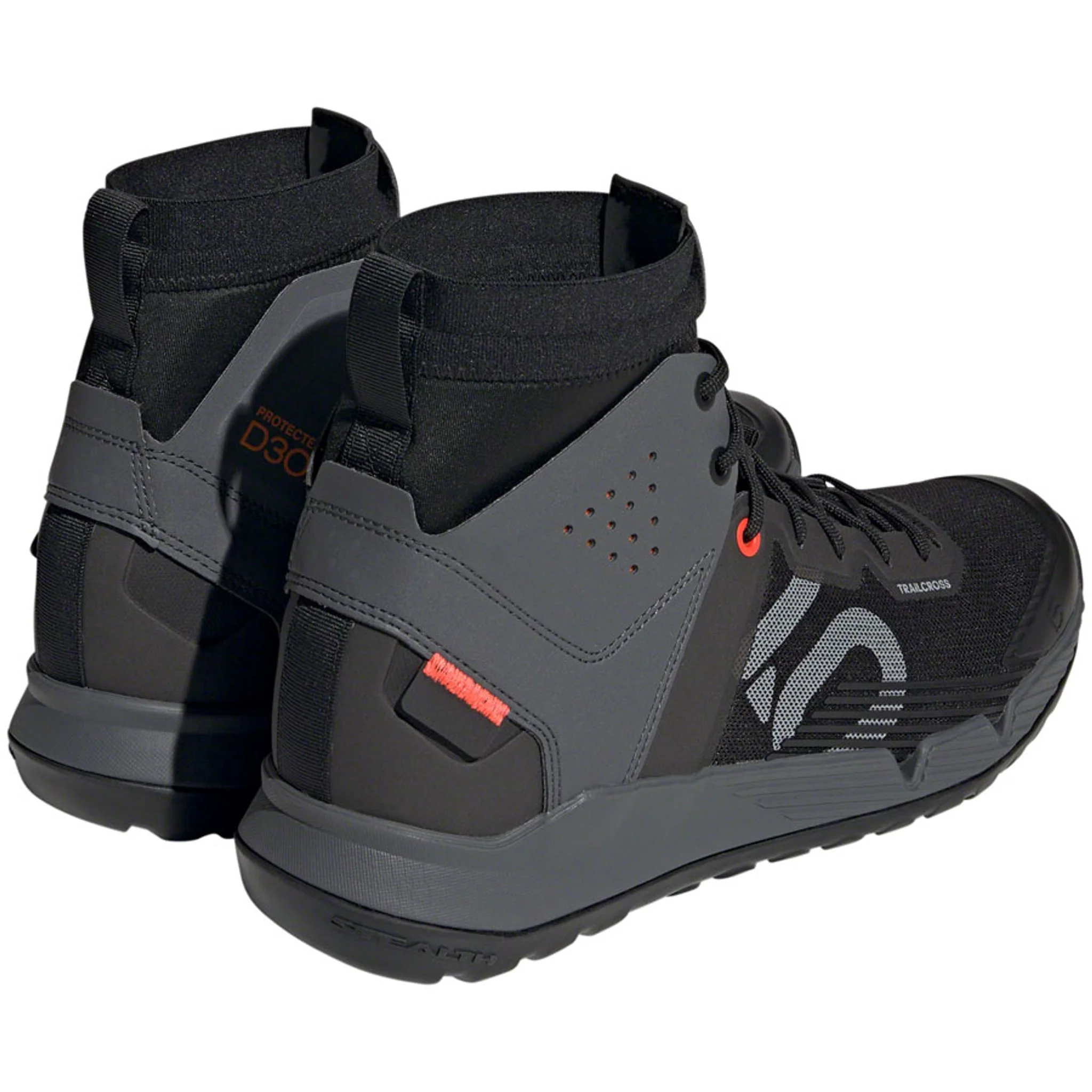 Trailcross Mid Pro Flat Shoes - Men's, Core Black / Grey Two / Solar Red - Image 2