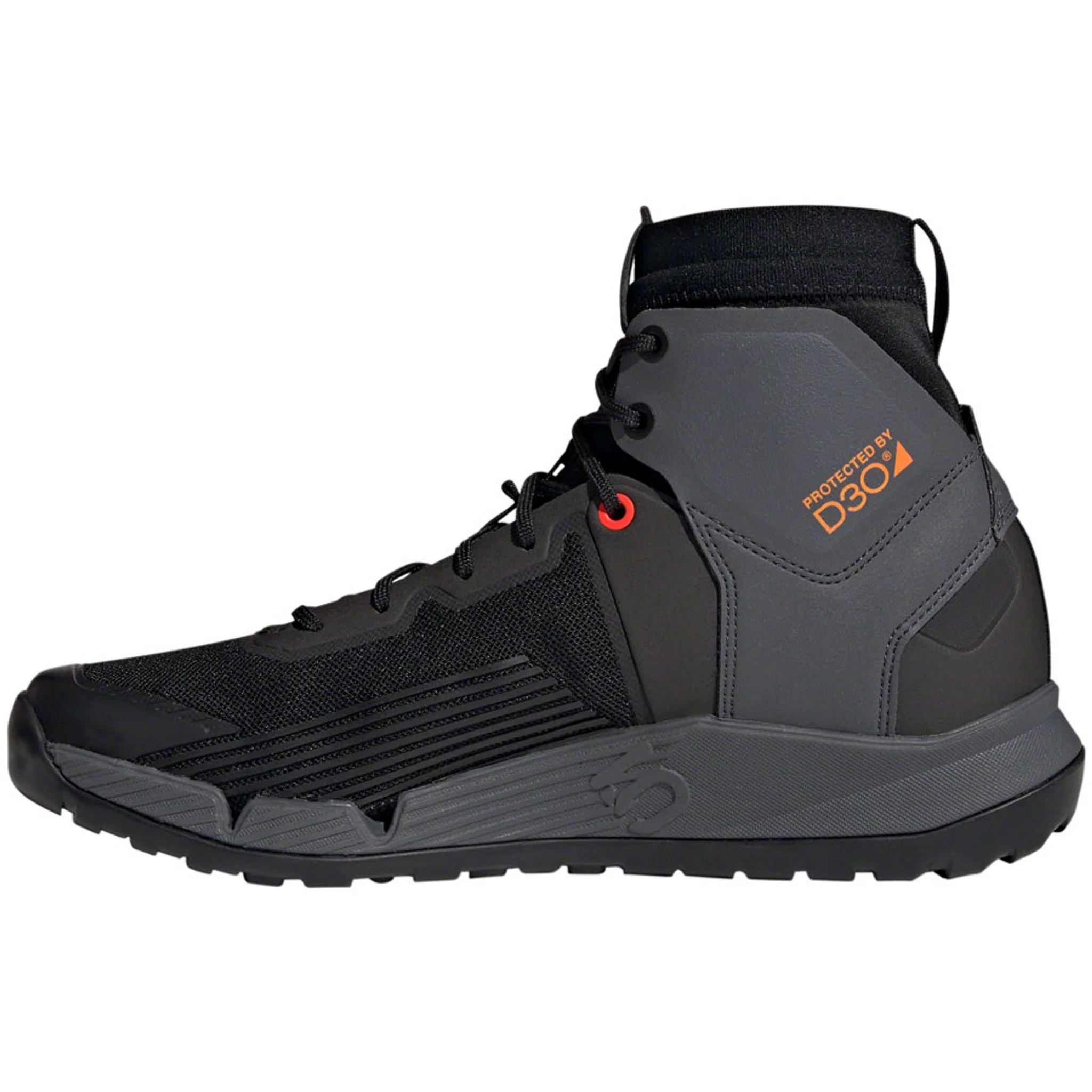 Trailcross Mid Pro Flat Shoes - Men's, Core Black / Grey Two / Solar Red - Image 5