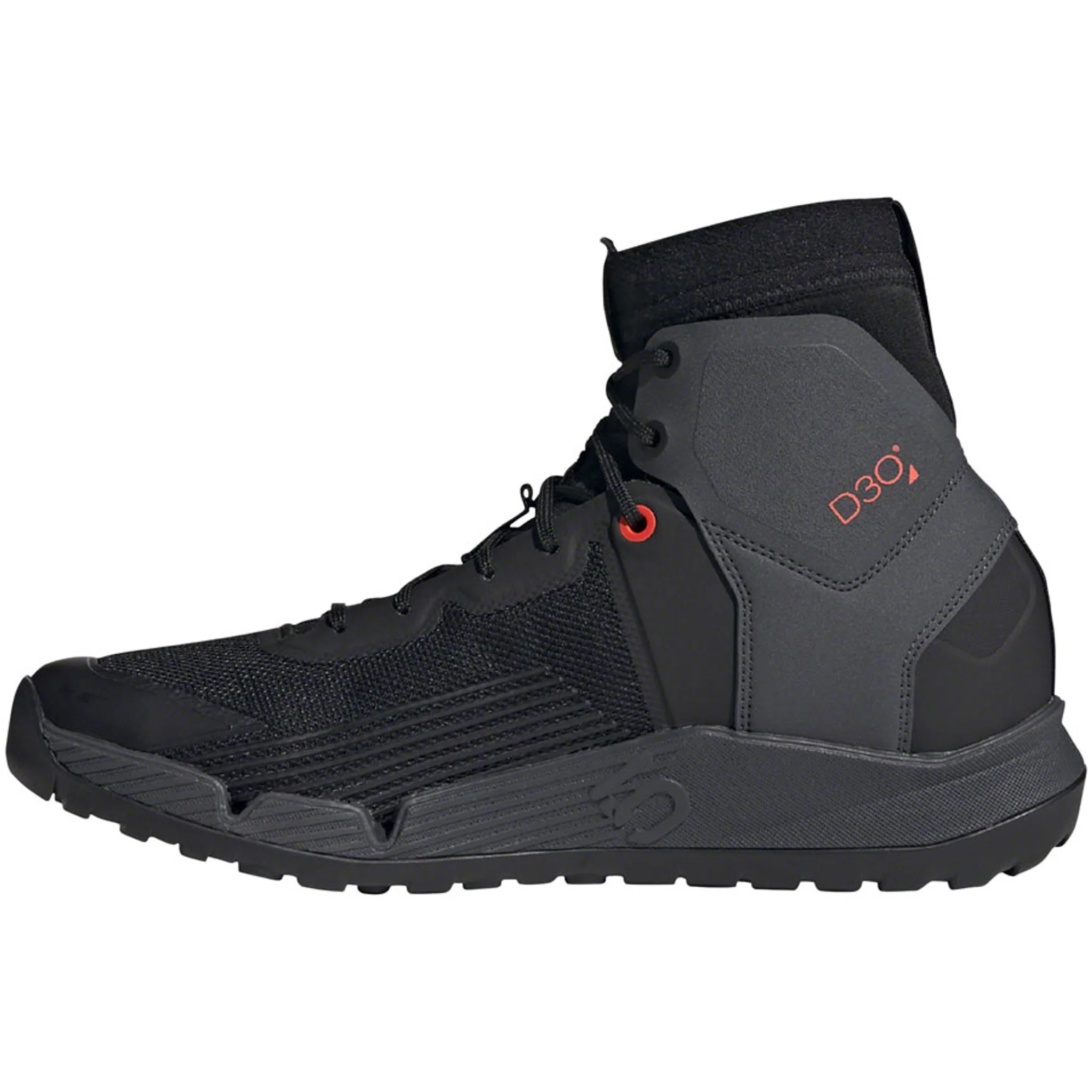 Trailcross Mid Pro Flat Shoes - Men's, Core Black / Grey Two / Solar Red - Image 9