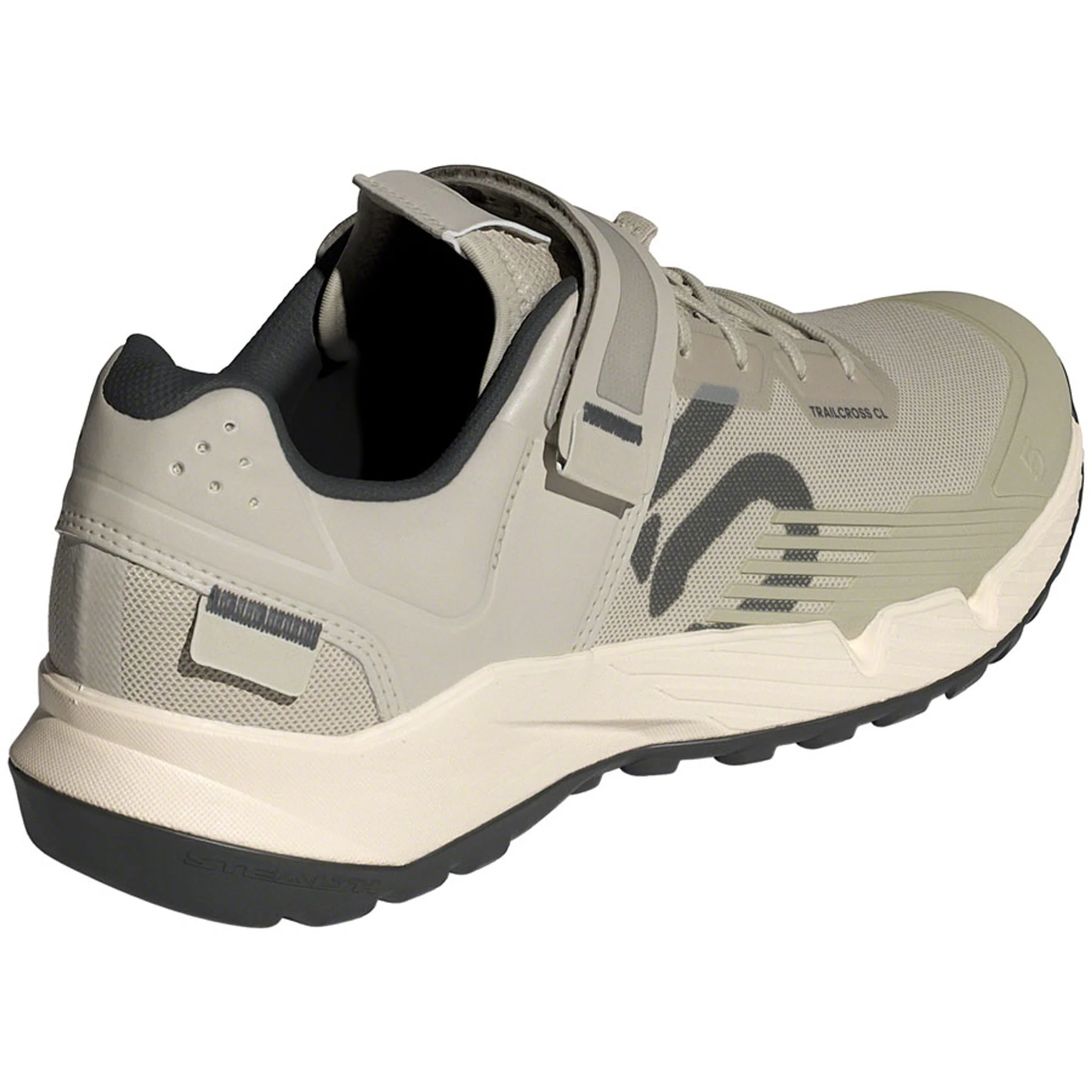 Trailcross Mountain Clipless Mountain Shoes - Men's, Putty Gray/Carbon/Wonder White - Image 6