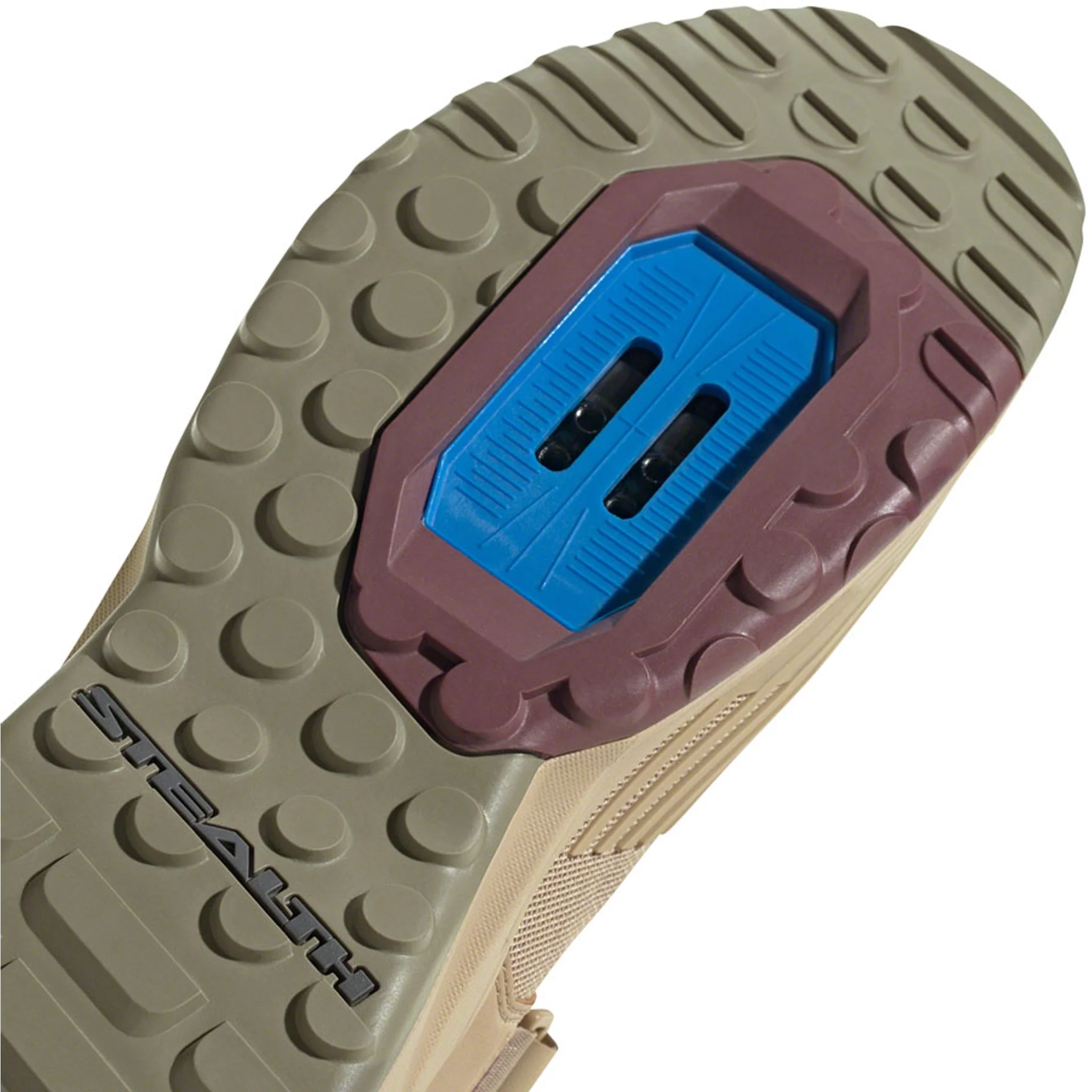 Trailcross Mountain Clipless Shoes - Men's, Beige Tone/Blue Rush/Orbit Green - Image 4