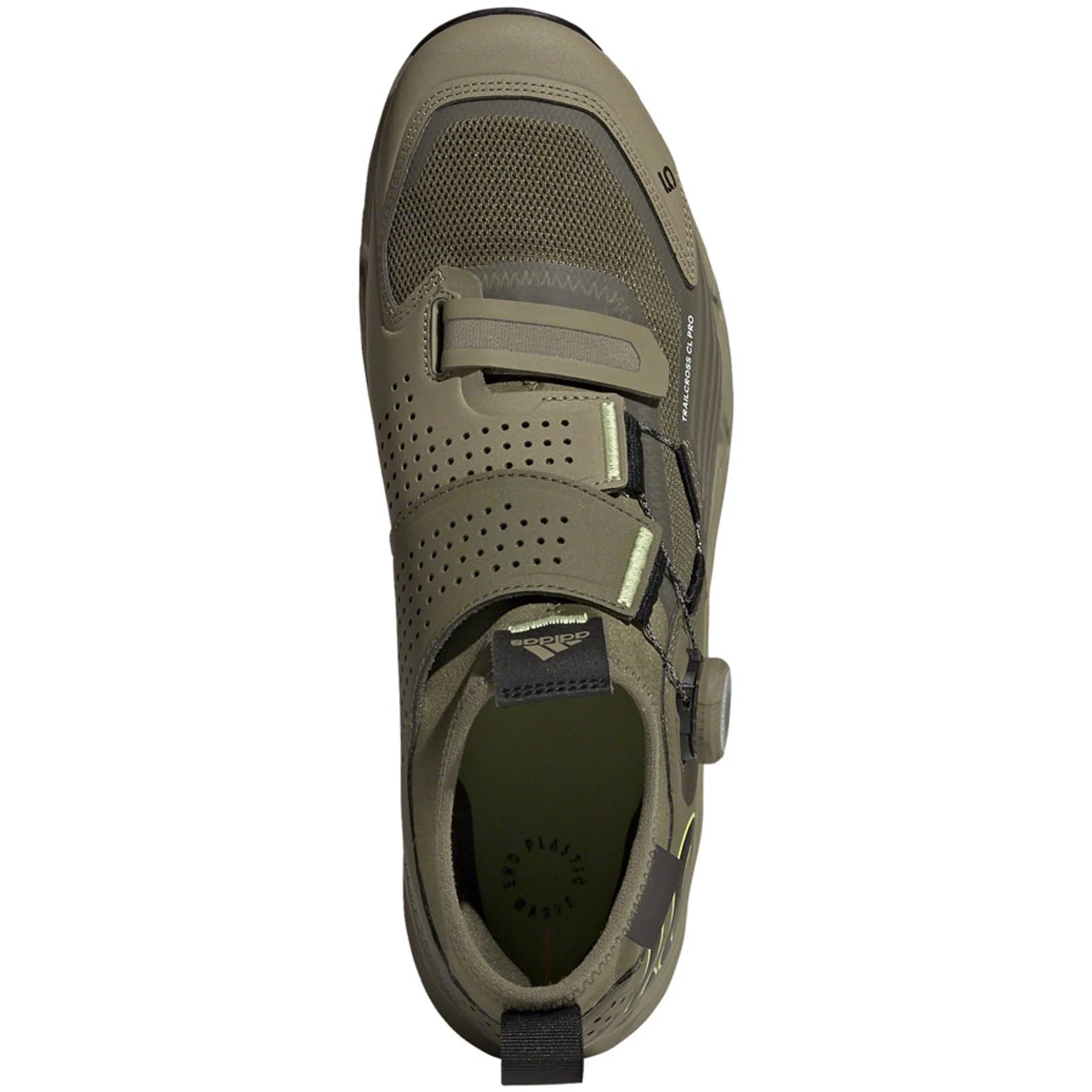 Trailcross Pro Mountain Clipless Shoes - Men's, Green/Black/Green - Image 2