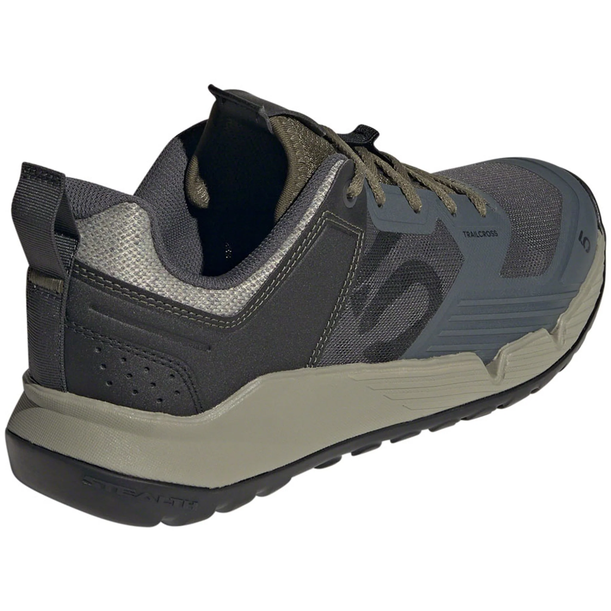 Trailcross XT Flat Shoes - Men's, Gray Six/Core Black/Olive Strata - Image 5