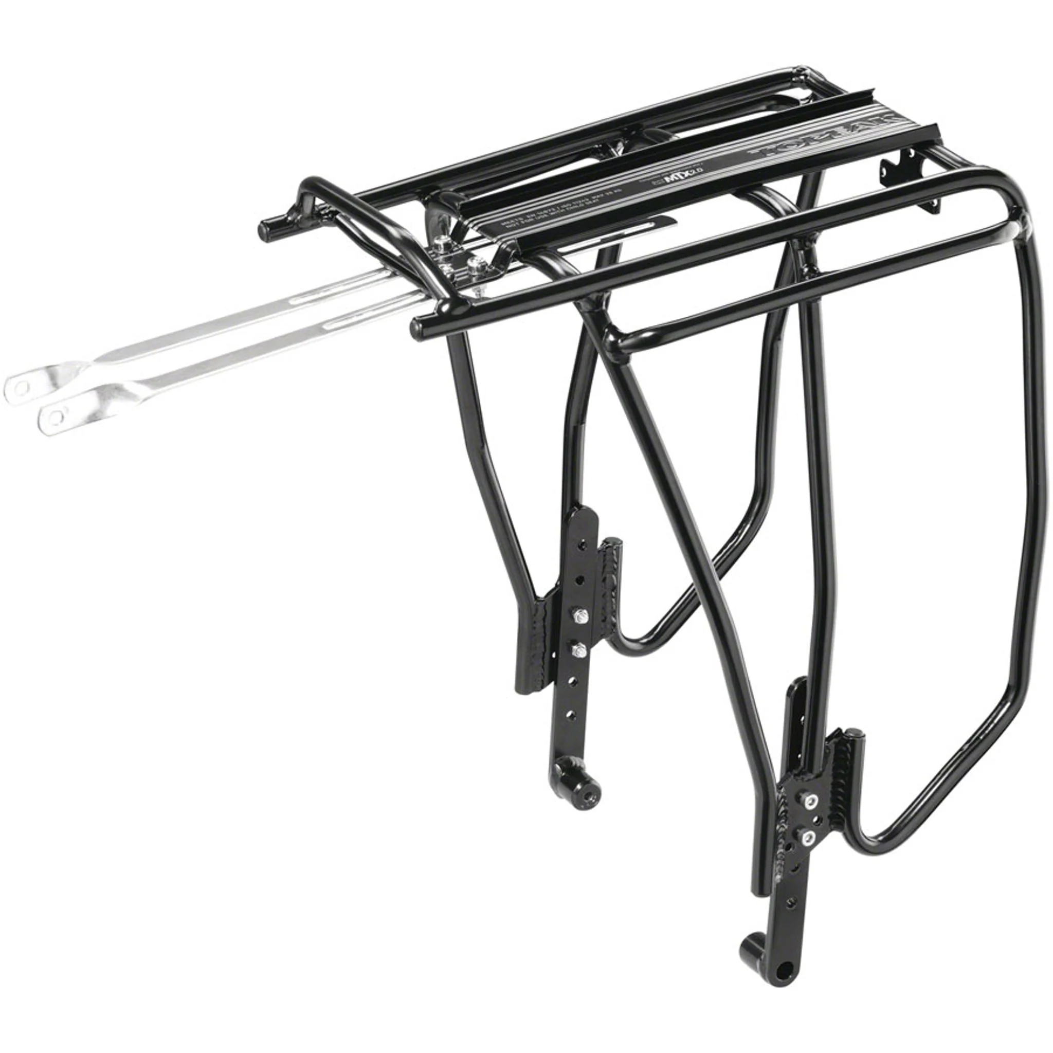 Uni Super Tourist Fat Disc Rear Rack - Fits 24-26" Fat Tires , MTX 2.0, Black