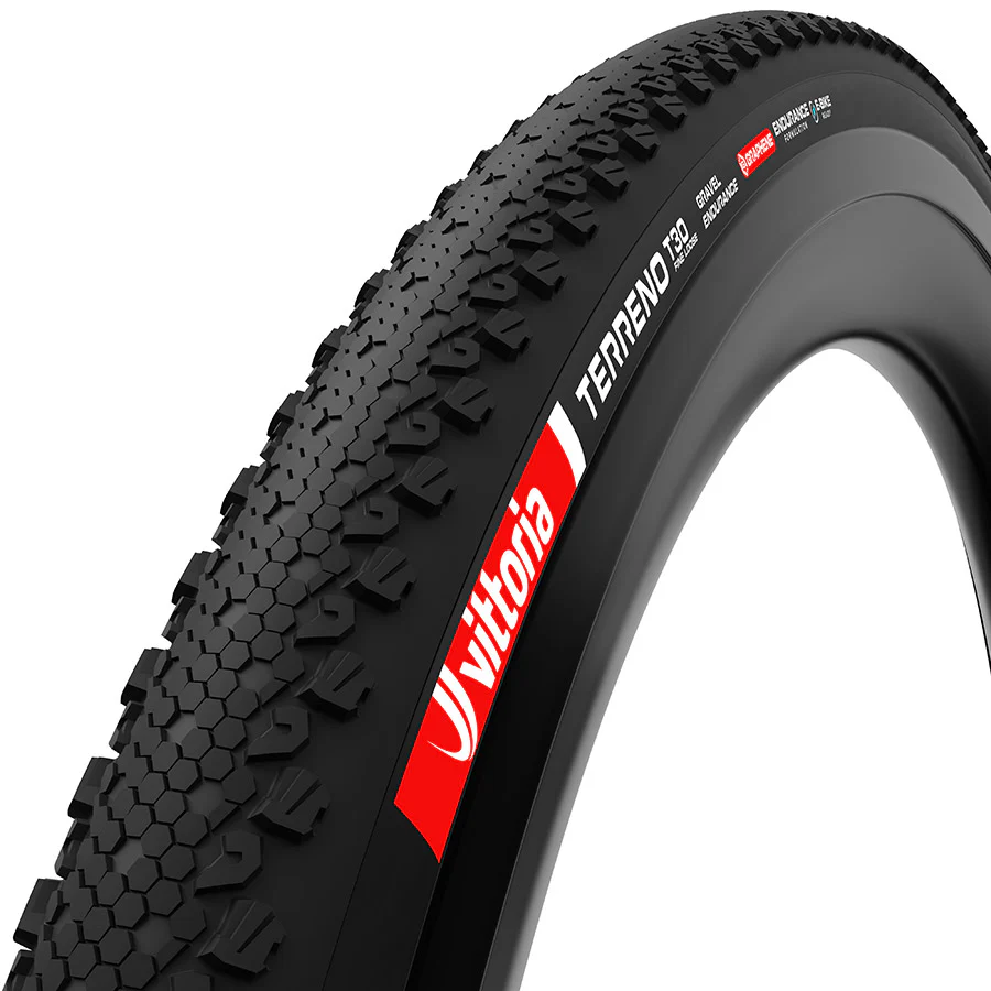 Vittoria, Terreno T30, Gravel Tire, 700x45C, Folding, Tubeless Ready, Endurance Formulation Graphene, Reinforced Nylon, 100TPI, Black - Image 2