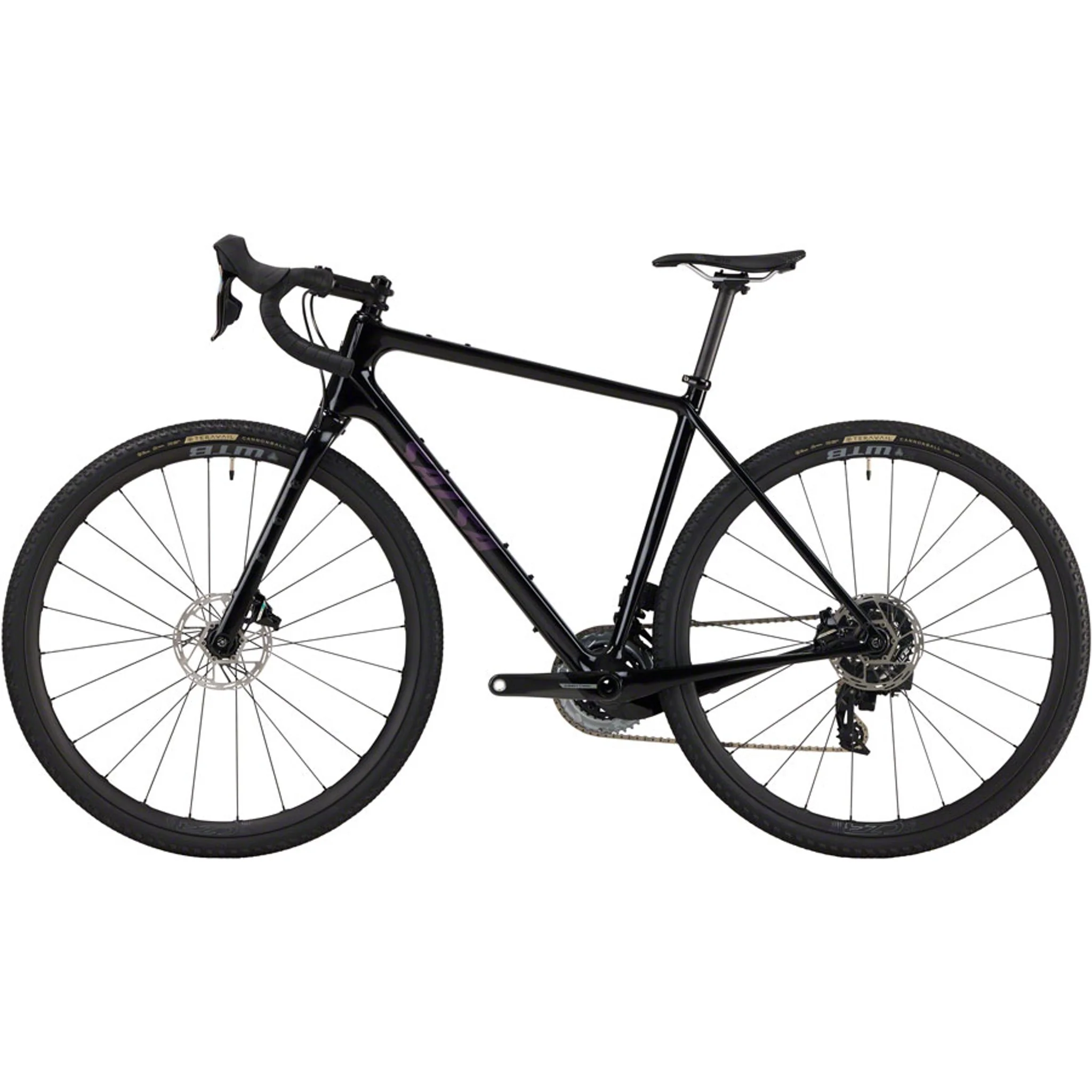 Warbird C Force AXS Wide Bike - Gloss Black - Image 7