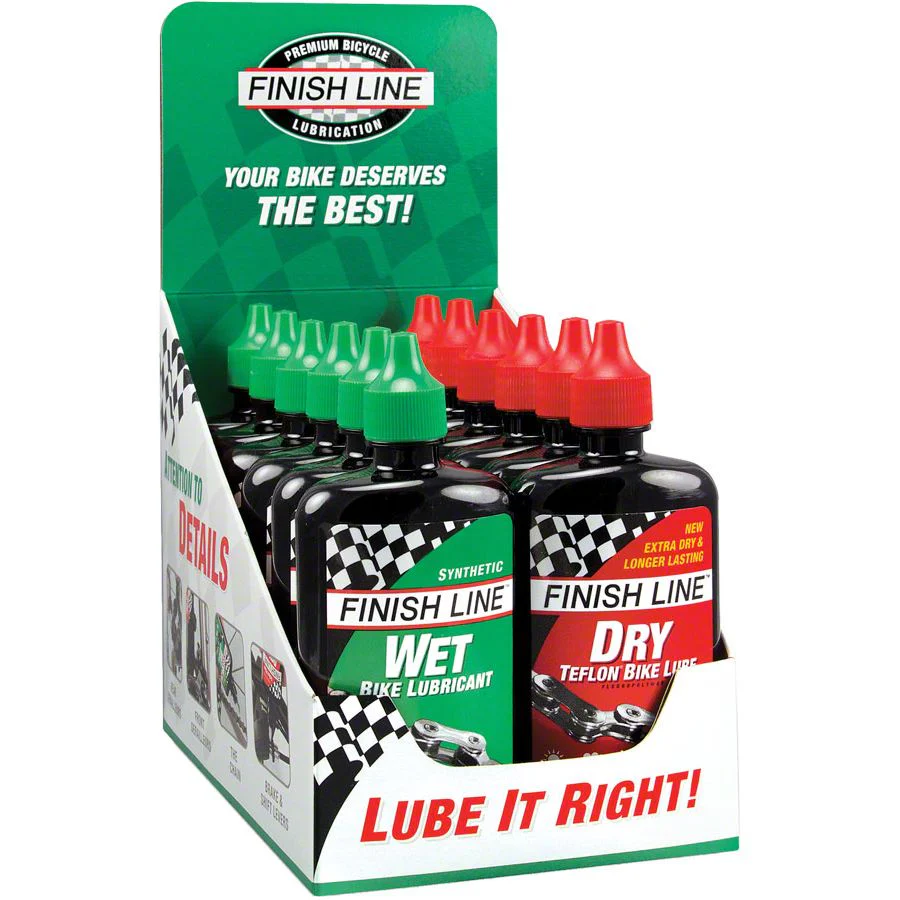 Wet and Dry Bike Chain Lube - 4oz, Drip, Box of 12