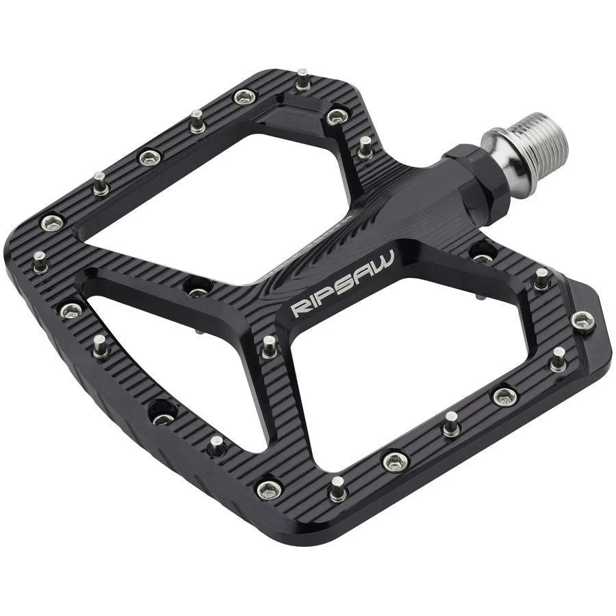 Wolf Tooth Ripsaw Aluminum Pedals - Platform, Aluminum, 9/16", Black