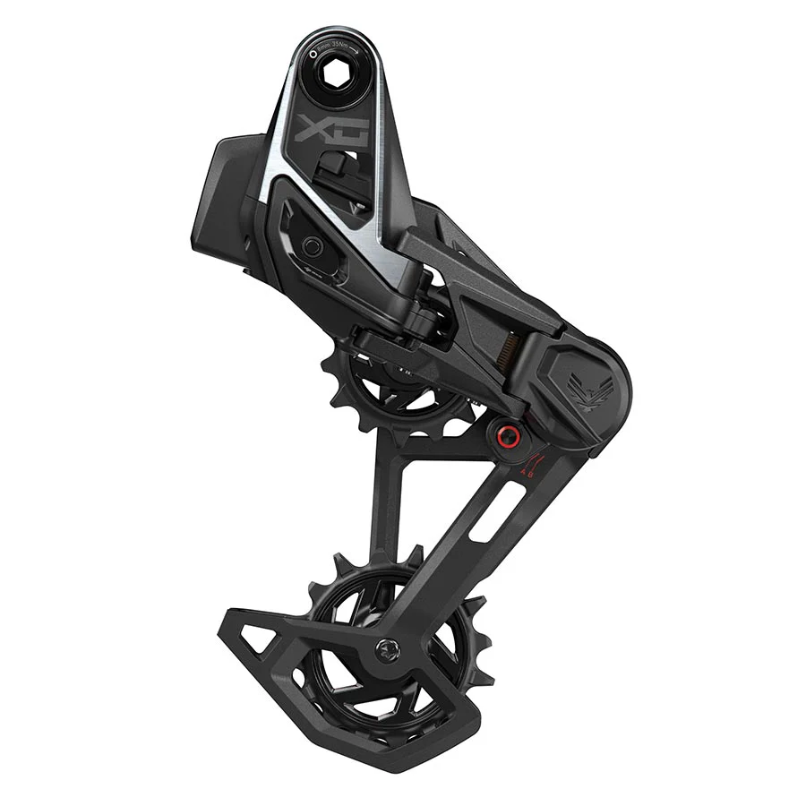 X0 Eagle T-Type AXS Rear Derailleur - 12-Speed, 52t Max, (Battery Not Included), UDH Hangerless, Aluminum Cage, Black/Silver