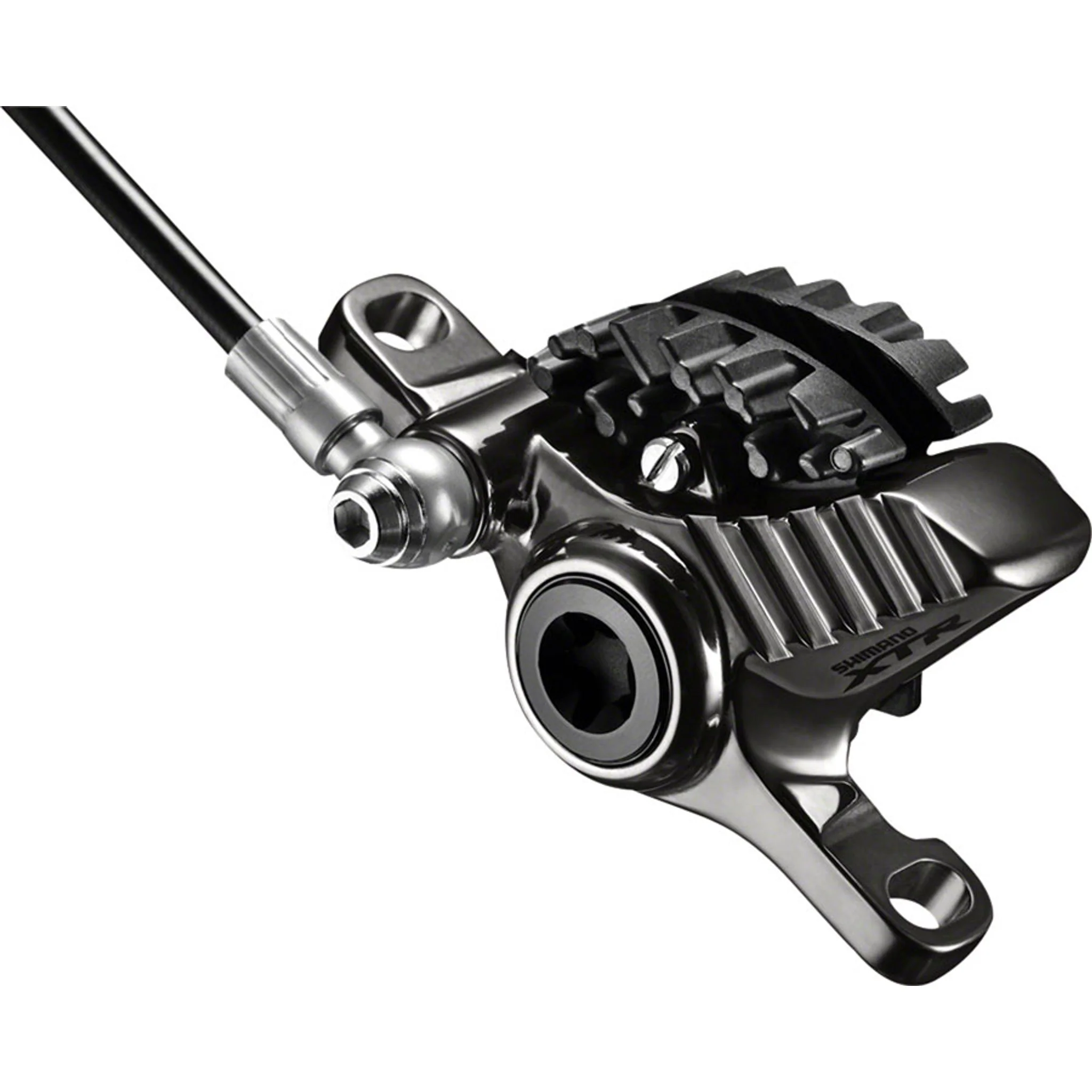 XTR BR-M9020 Hydraulic Disc Brake Caliper with Finned Metal Pads, Front or Rear