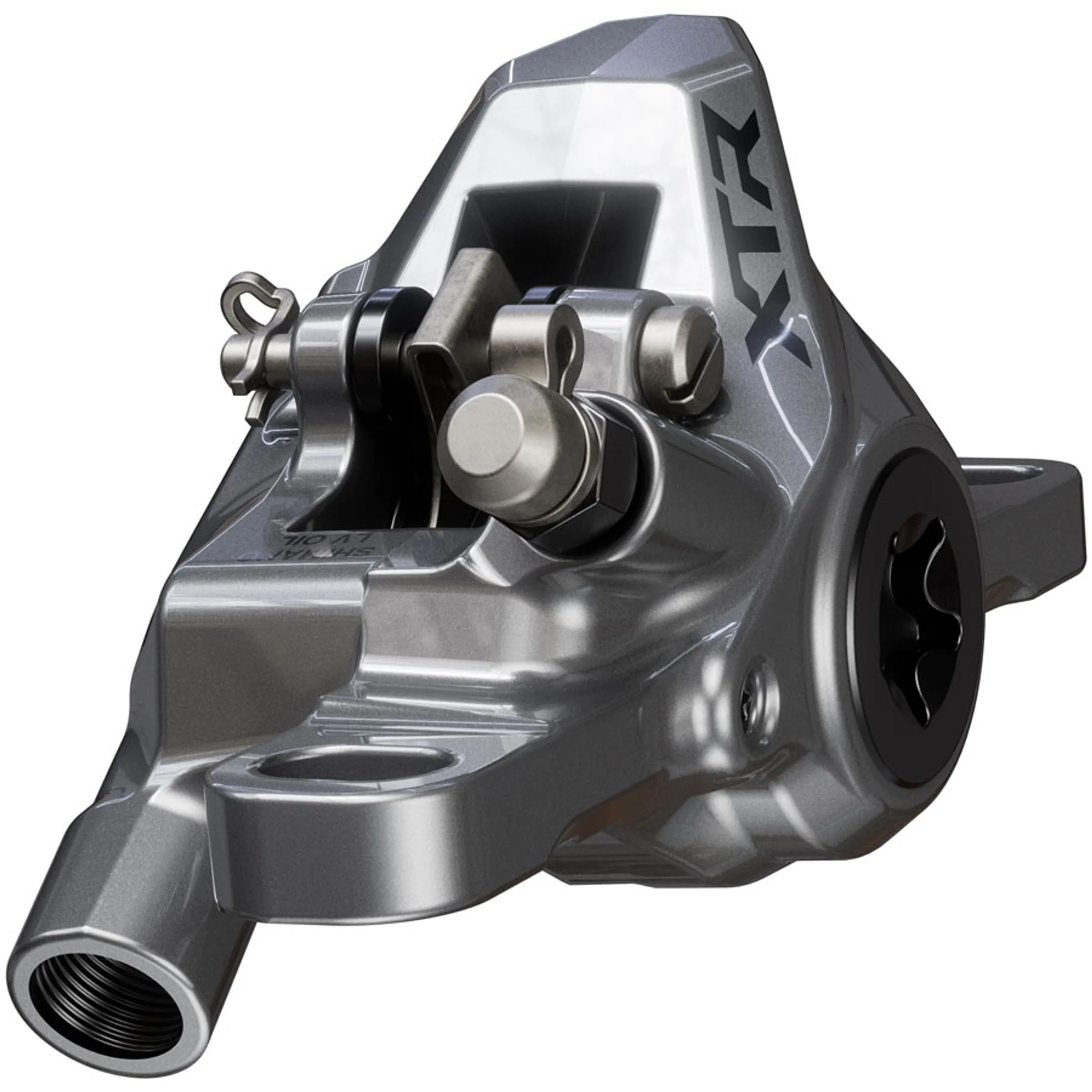 Shimano XTR BR-M9200 XC Disc Brake Caliper - Front or Rear, Post Mount, 2-Piston, Includes K04TI Metal Pads - Image 2