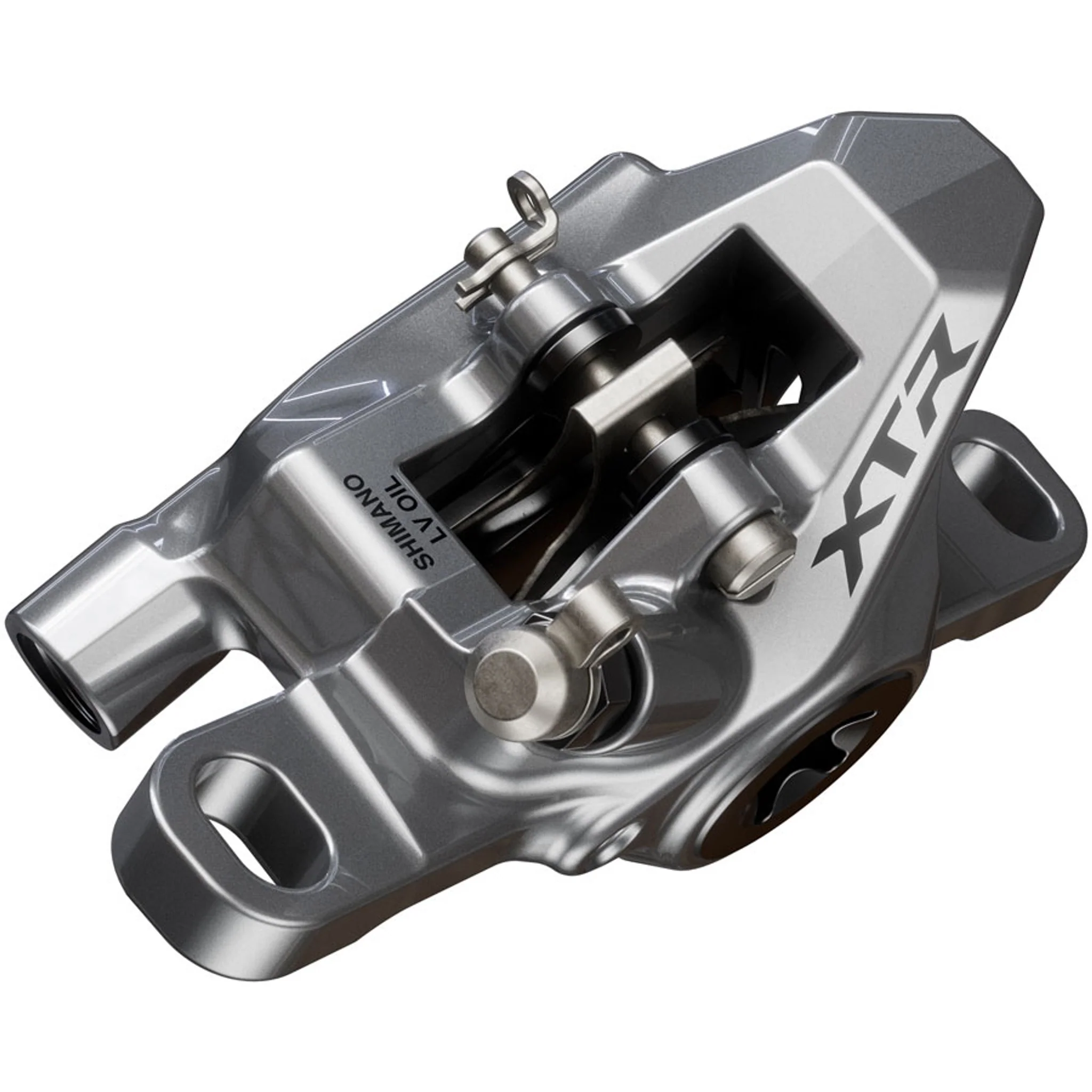 Shimano XTR BR-M9200 XC Disc Brake Caliper - Front or Rear, Post Mount, 2-Piston, Includes K04TI Metal Pads - Image 4