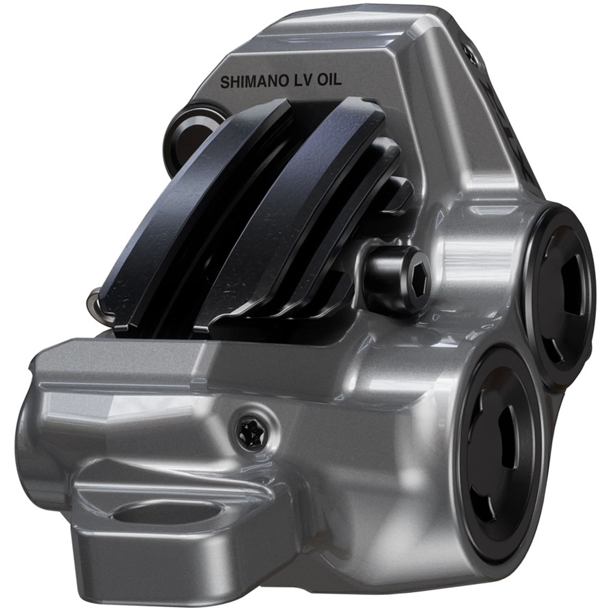 XTR BR-M9220 Enduro Disc Brake Caliper - Front or Rear, Post Mount, 4-Piston, Includes P04C-MF Finned Metal Pads - Image 2