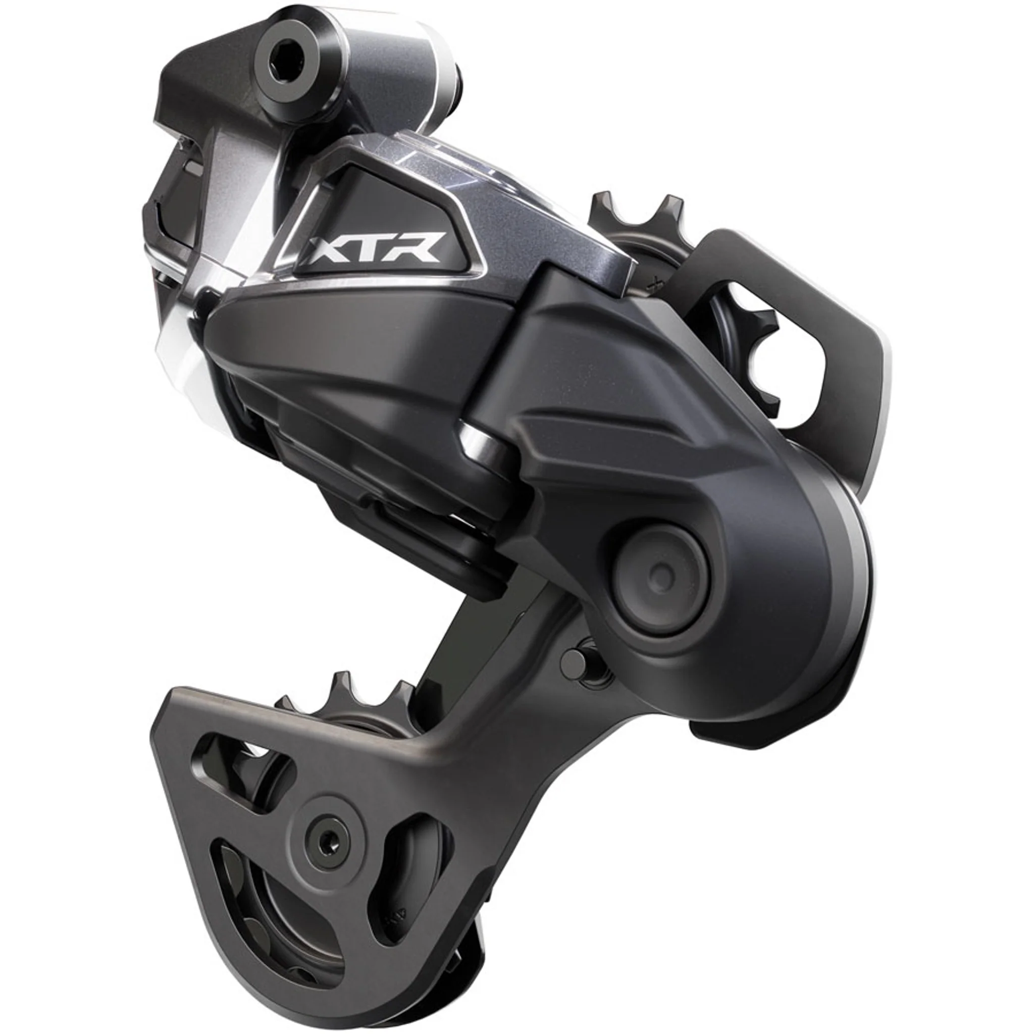 XTR RD-M9250-GS Di2 Wireless Rear Derailleur - 12-Speed, Medium Cage, Shadow ES, Black/Gray - Image 2