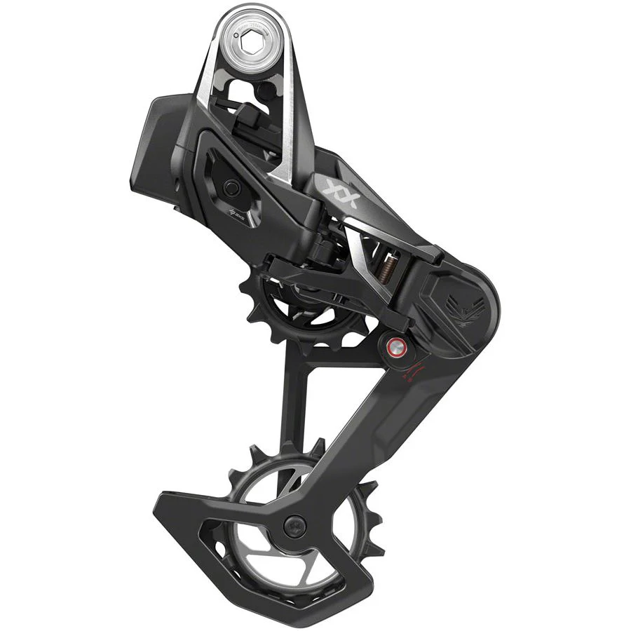 XX SL Eagle T-Type AXS Rear Derailleur - 12-Speed, 52t Max, (Battery Not Included), UDH Hangerless, Carbon Cage, Black/Silver