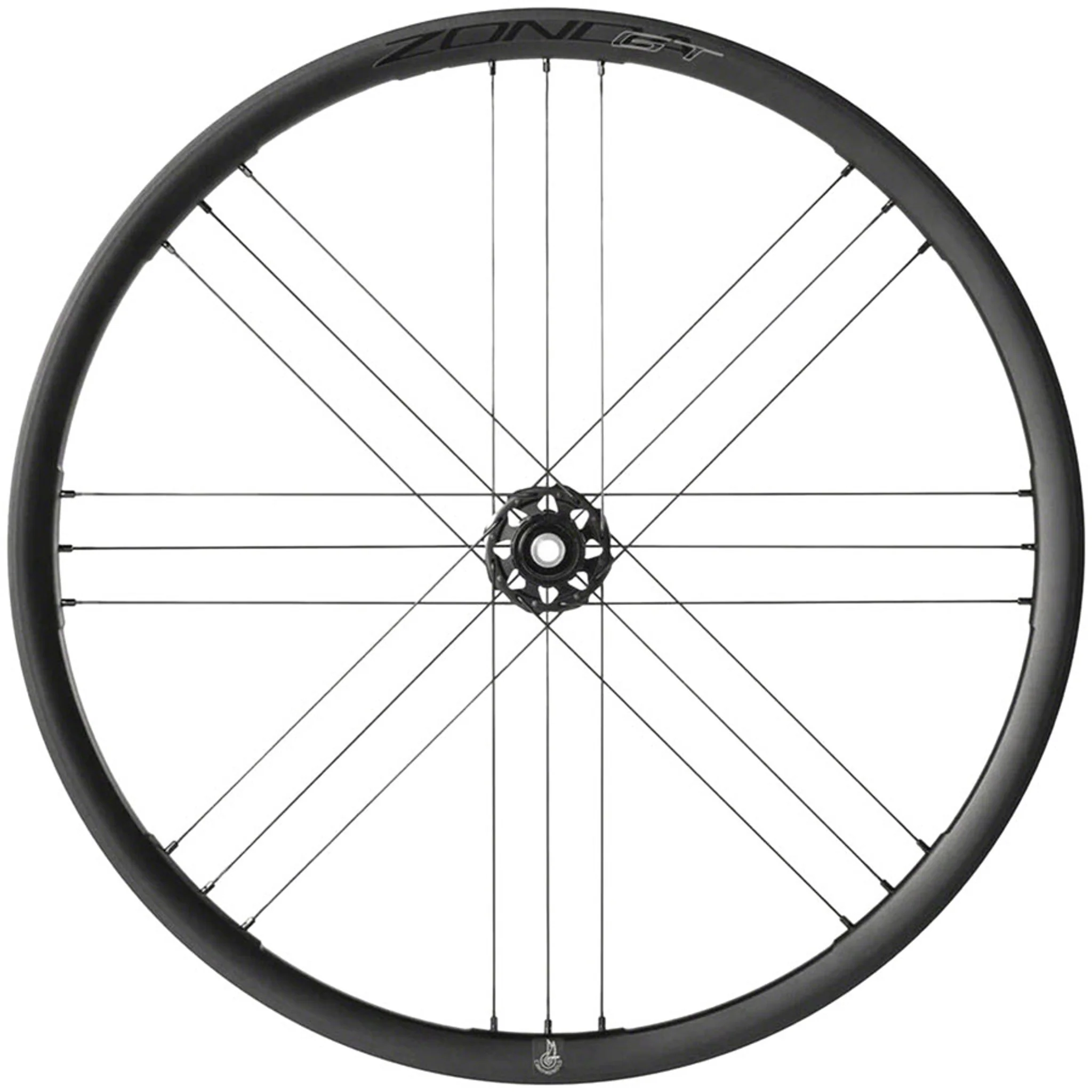 Zonda GT Front Wheel - 700c, 12 x 100mm, Center-Lock, 2-Way Fit, Black