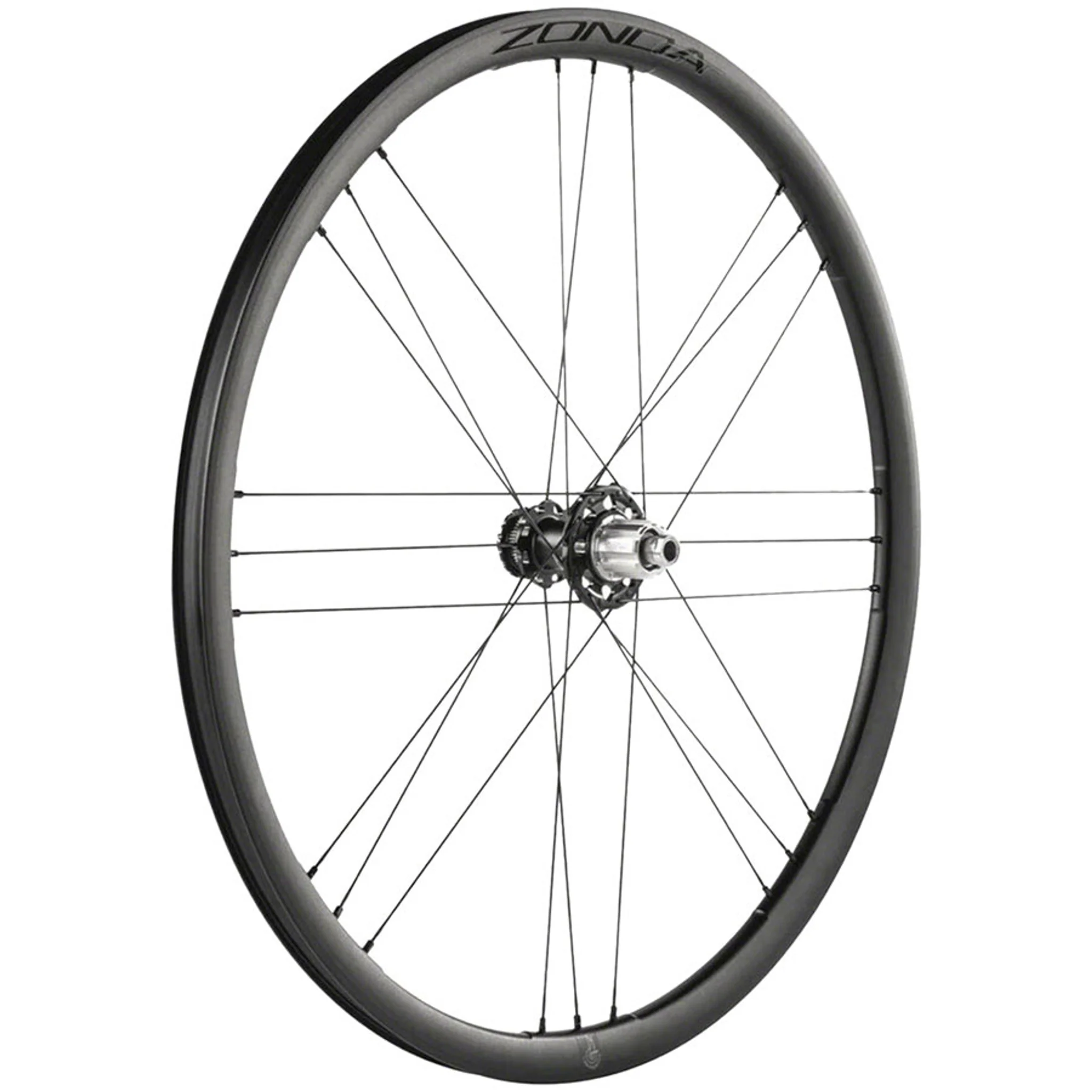 Campagnolo Zonda GT Rear Wheel - 700c, 12 x 142mm, Center-Lock, N3W, 2-Way Fit, Black - Image 2